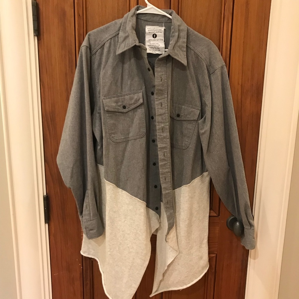 Up cycled Shirt/Cardigan